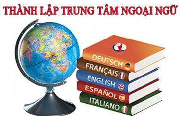 thanh lap trung tam ngoai ngu